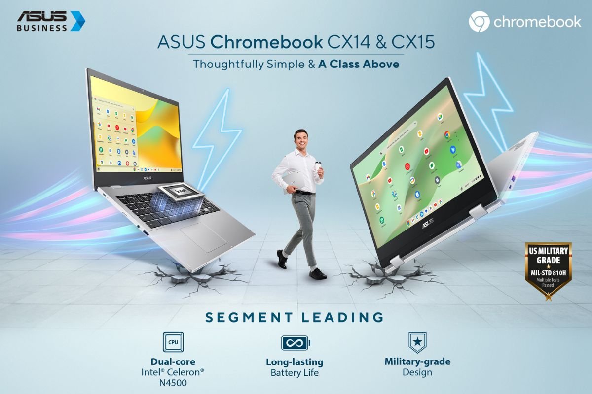 Asus Chromebook CX14 ও CX15 নতুন যুগের ল্যাপটপ অভিজ্ঞতা