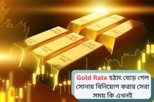 Gold Rate হঠাৎ বেড়ে গেল সোনায় বিনিয়োগ করার সেরা সময় কি এখনই